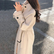 Reina - Trendy long coat for women