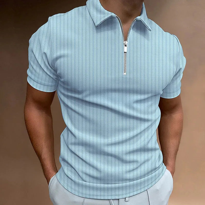 Davis - Men's Prestige Zip Polo