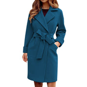 Nelly - Women's Long Winter Trench Coat