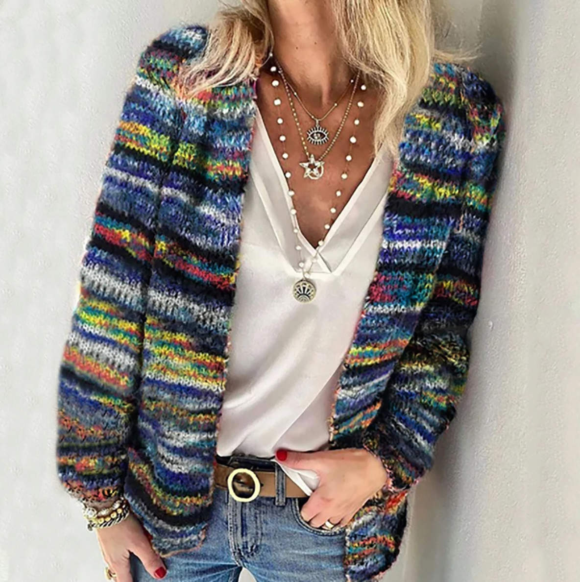 Lainey - Multicolored cardigan