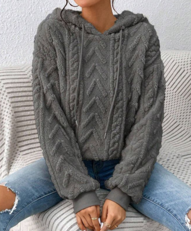 Amoura - Knitted Hoodie Jumper