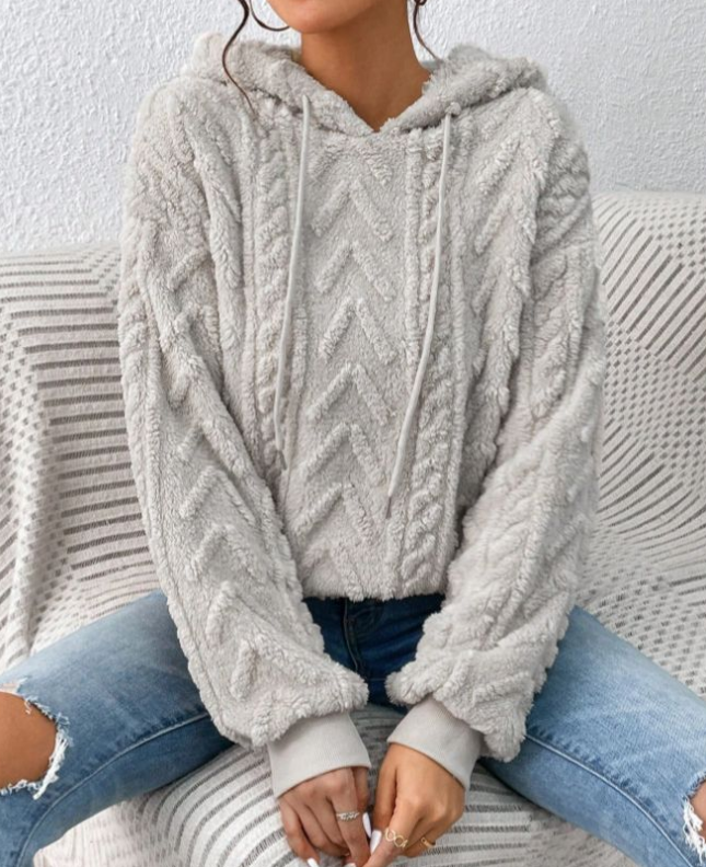 Amoura - Knitted Hoodie Jumper