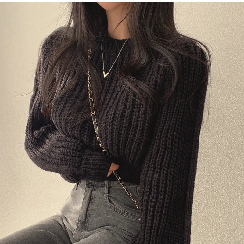 Angelica - Cropped Sweater for Women