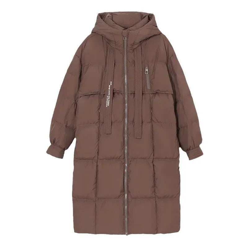 Nori - Women's Long Winter Parka with Hood