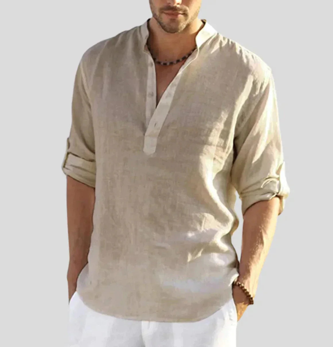 Bas - Elegant Linen Shirt for Men