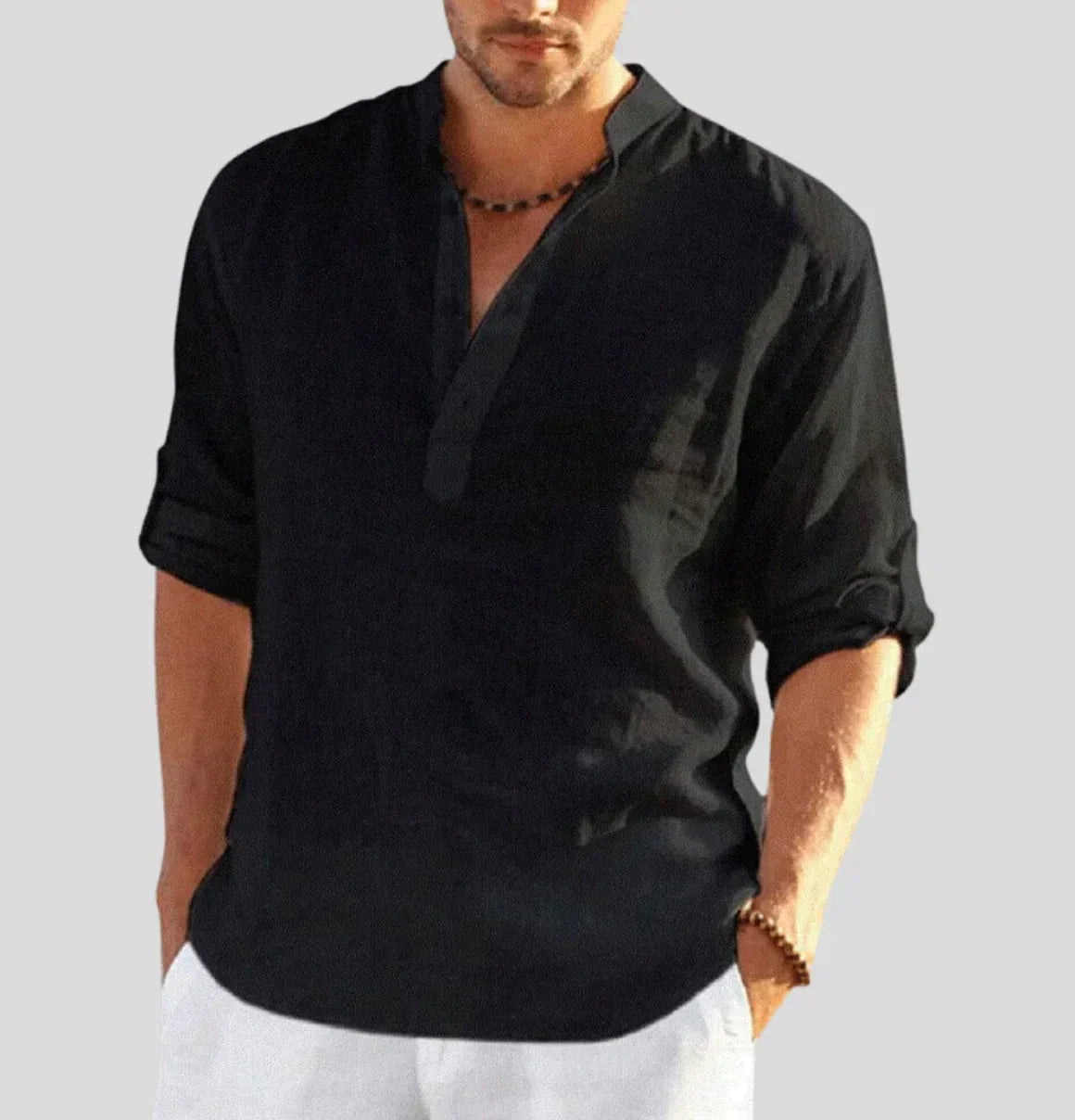 Bas - Elegant Linen Shirt for Men