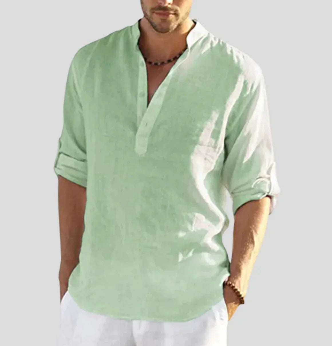 Bas - Elegant Linen Shirt for Men