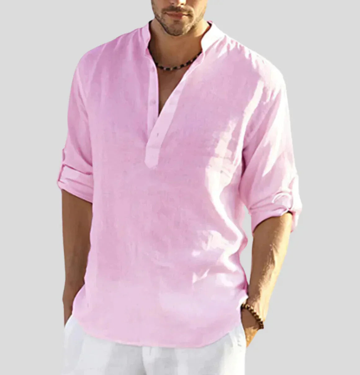 Bas - Elegant Linen Shirt for Men