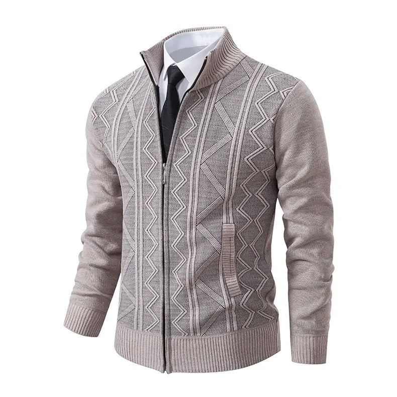 Owen - Zippered sweater for men