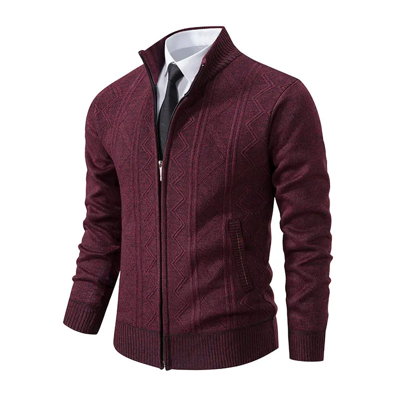 Owen - Zippered sweater for men