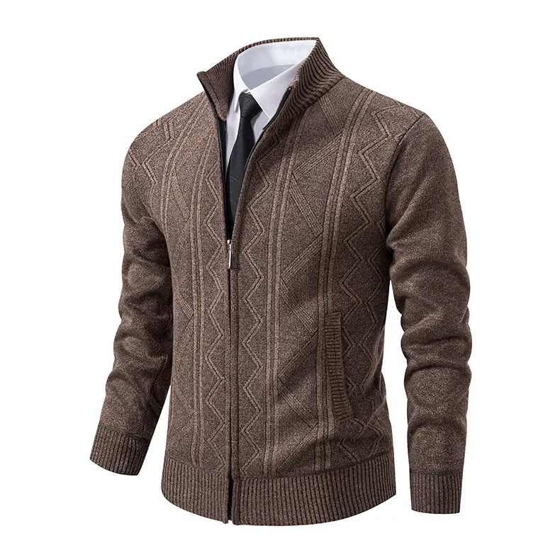 Owen - Zippered sweater for men