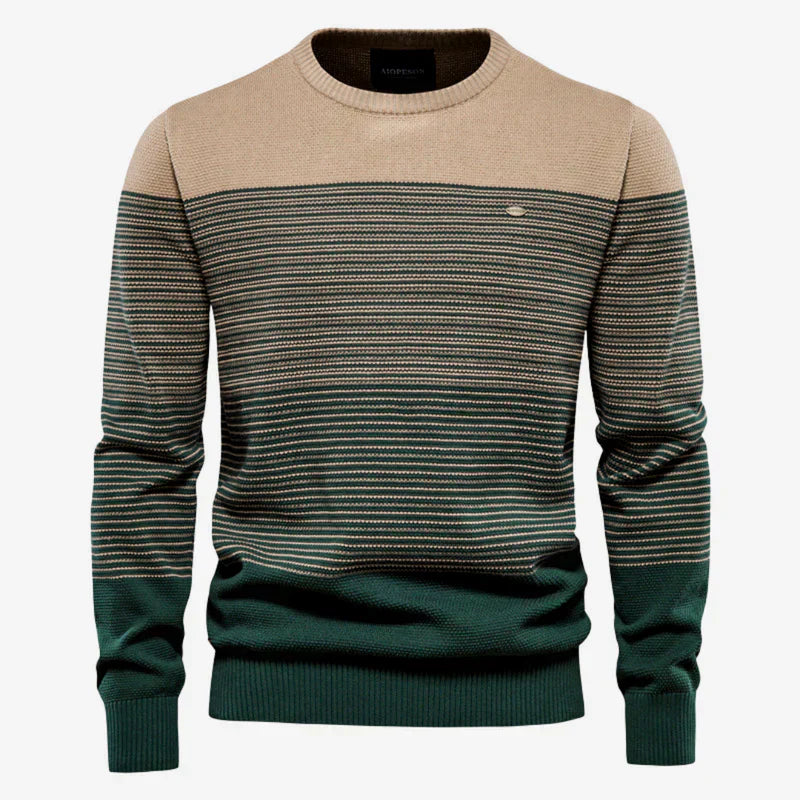 Zachariah - Sweater with multiple stripes