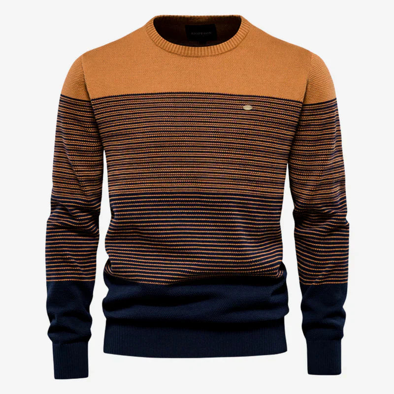 Zachariah - Sweater with multiple stripes