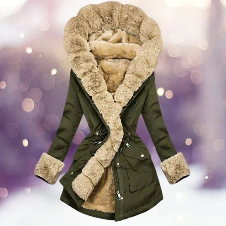 Samira - Winter parka jacket with fur lining