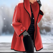 Regina - Retro wool coat for women