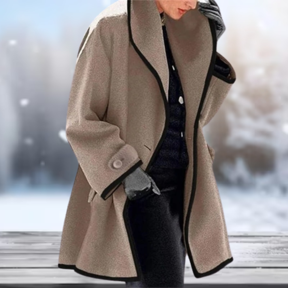 Regina - Retro wool coat for women