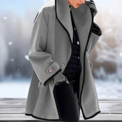 Regina - Retro wool coat for women