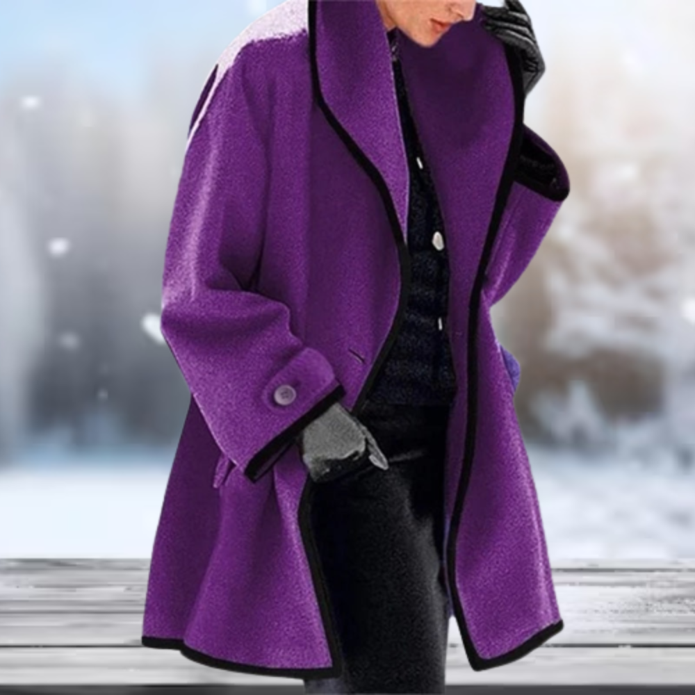 Regina - Retro wool coat for women