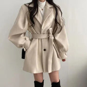 Arely - Belted Short Coat