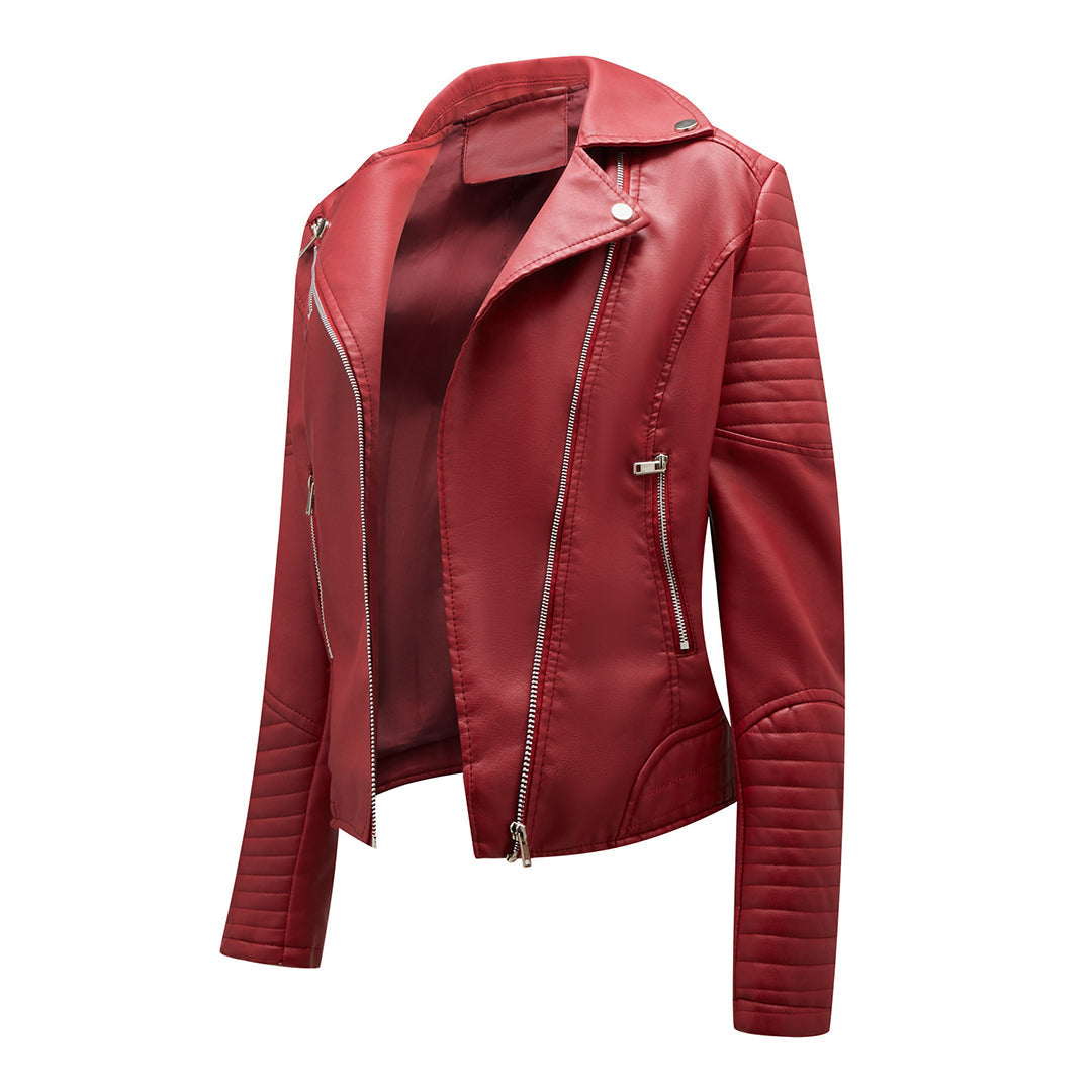 Saige -  A chic leather jacket for women