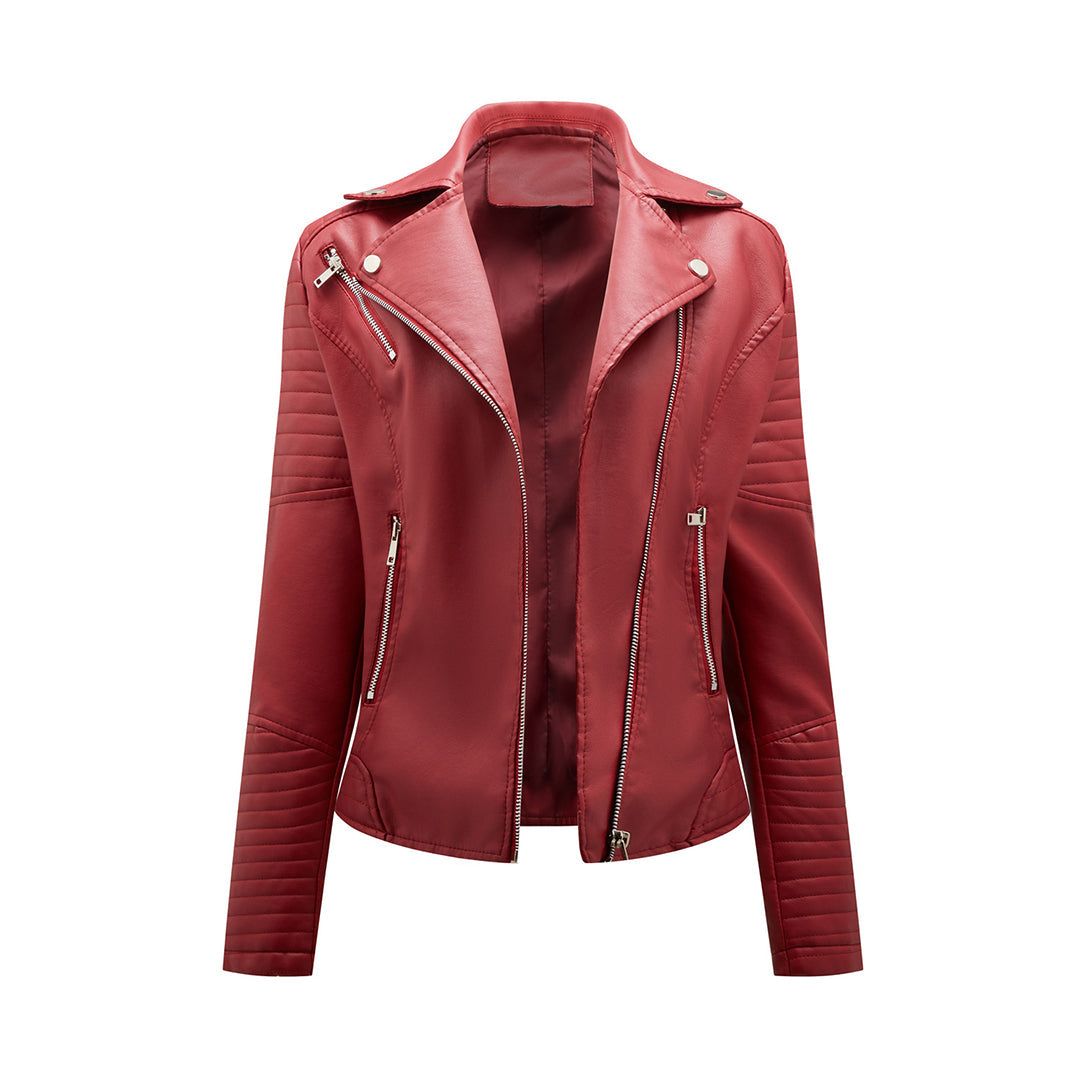 Saige -  A chic leather jacket for women