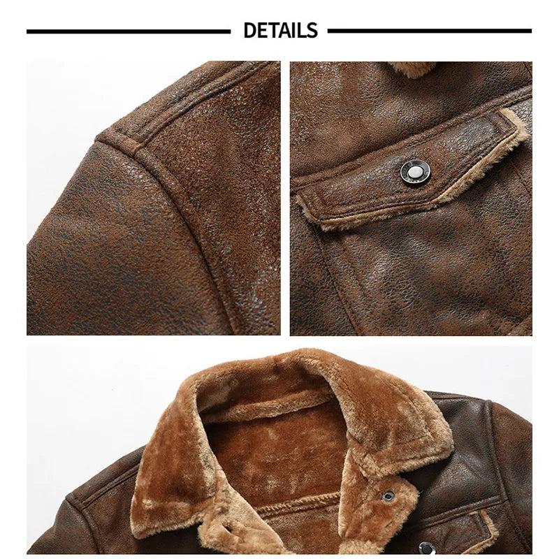 Soren - Winter hero leather jacket for men