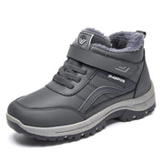 Emmanuel - Warm Padded Winter Boot for Men with Velcro Fastening