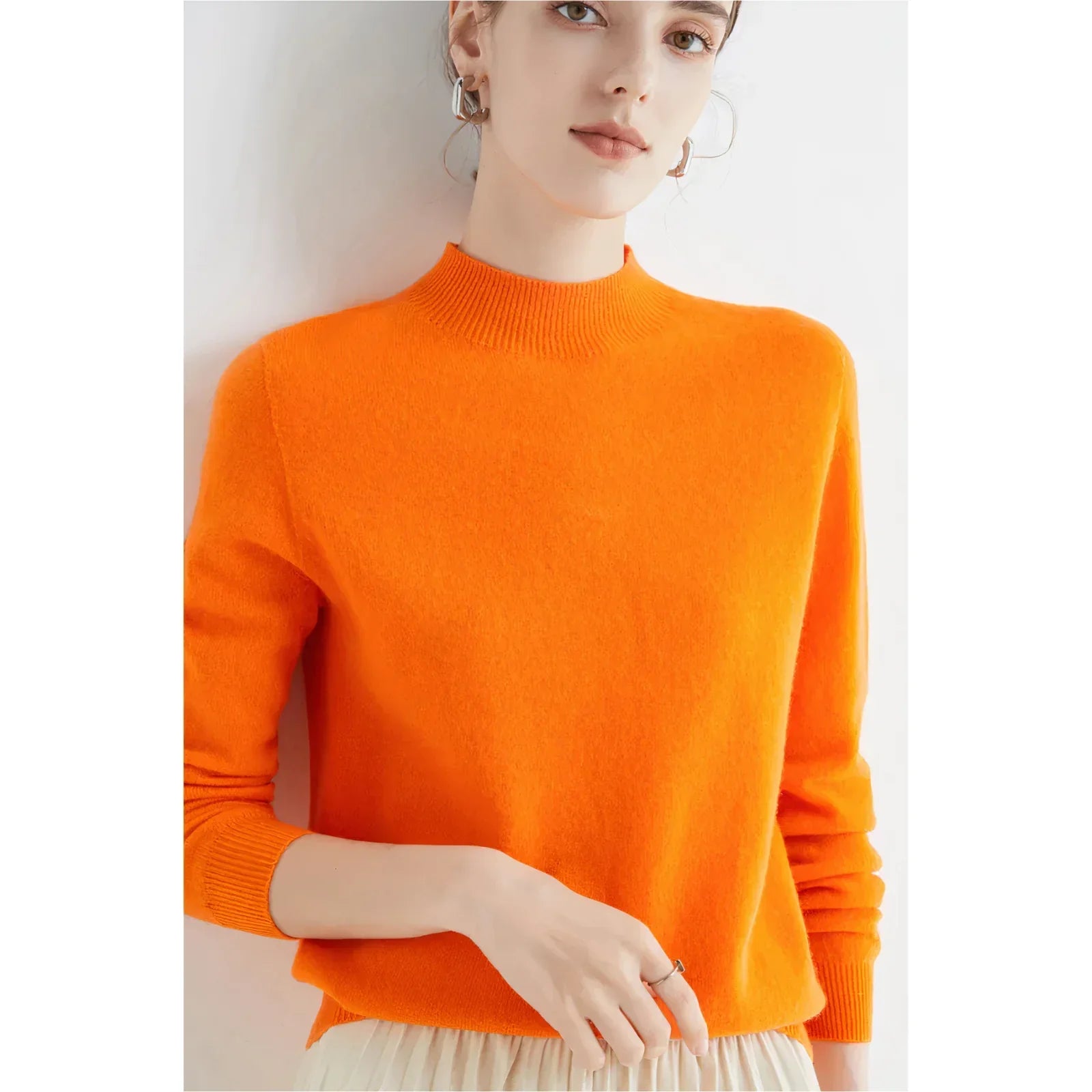 Jeremy - Cashmere knit sweater for women