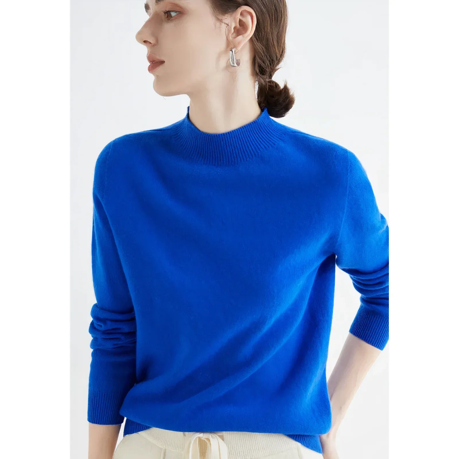 Jeremy - Cashmere knit sweater for women