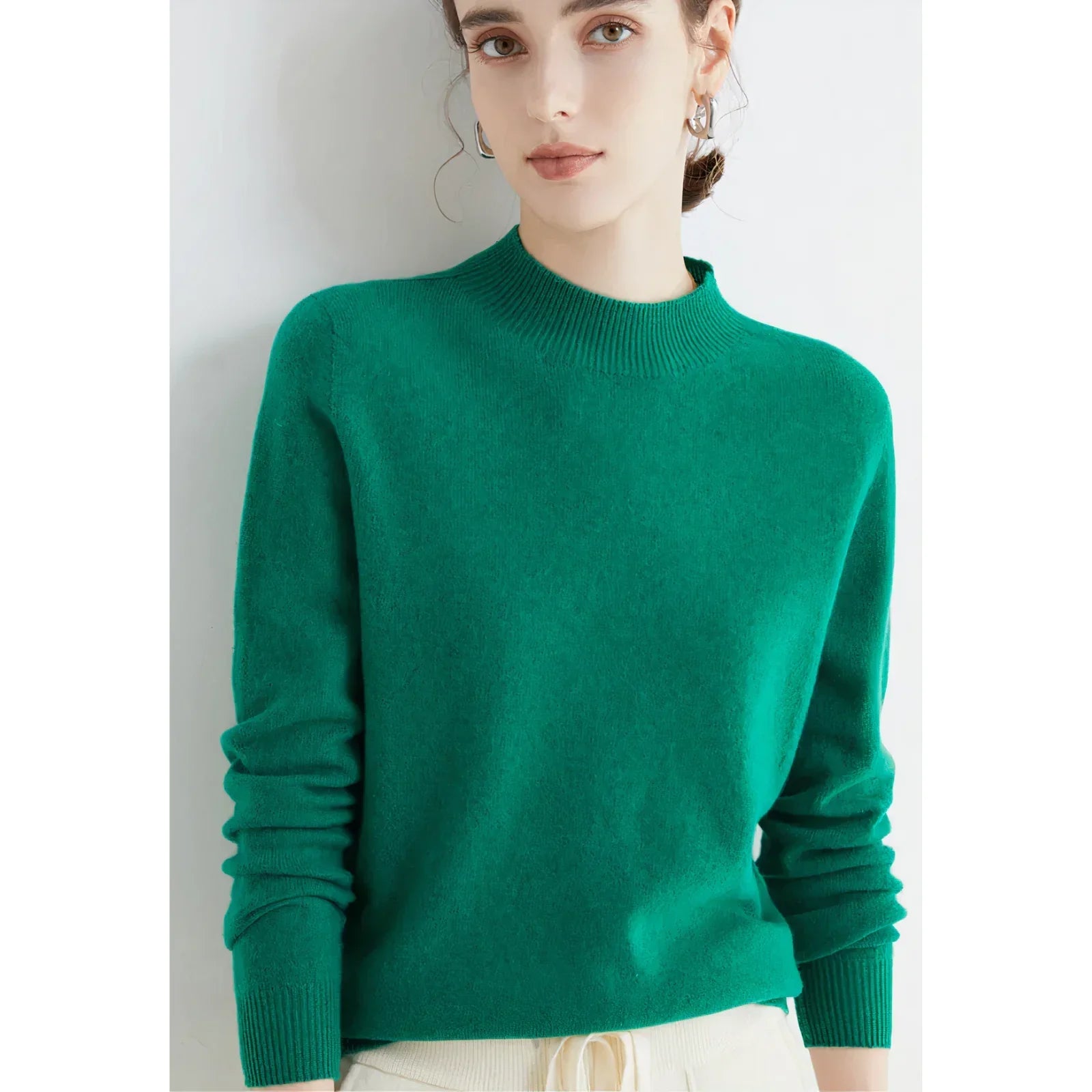 Jeremy - Cashmere knit sweater for women