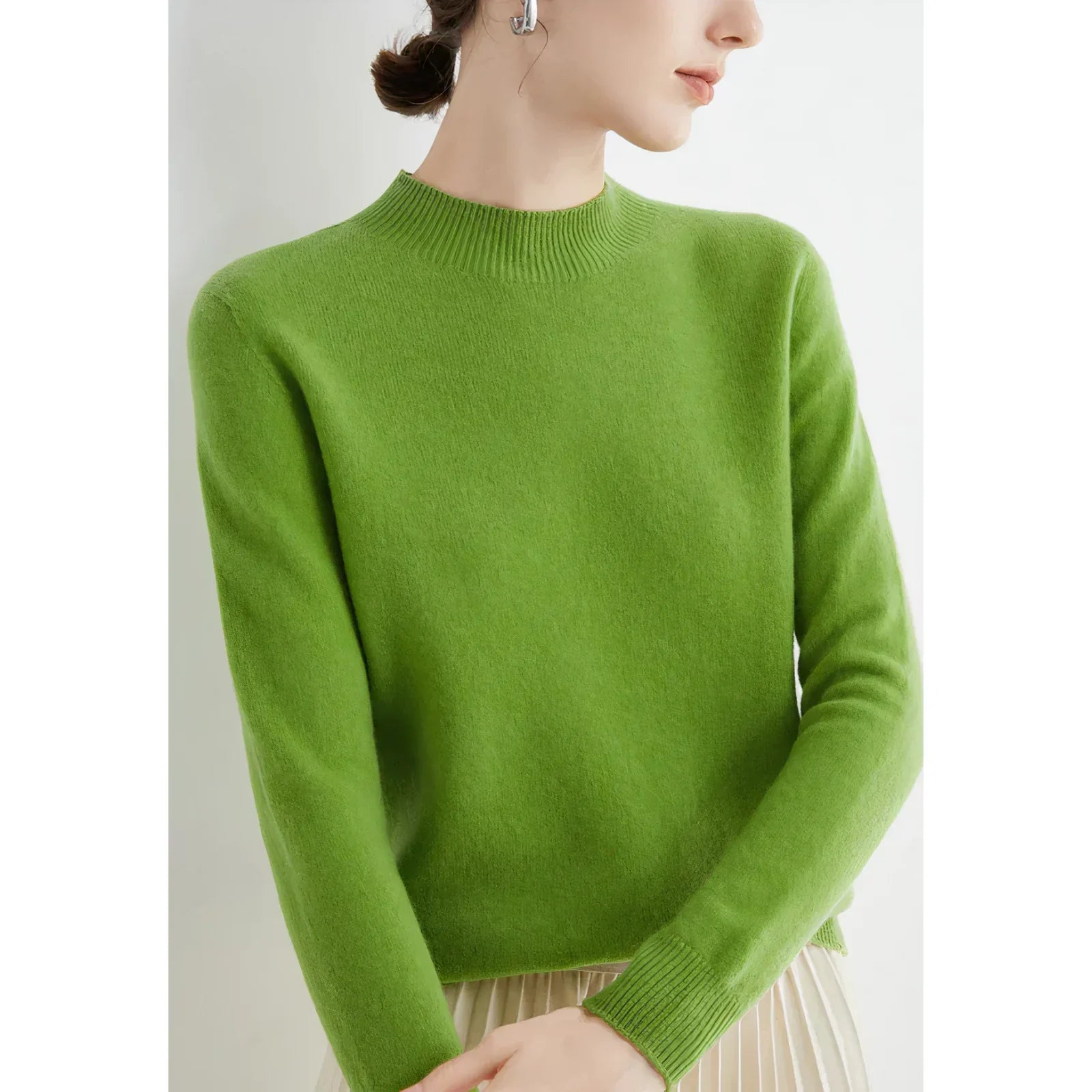 Jeremy - Cashmere knit sweater for women