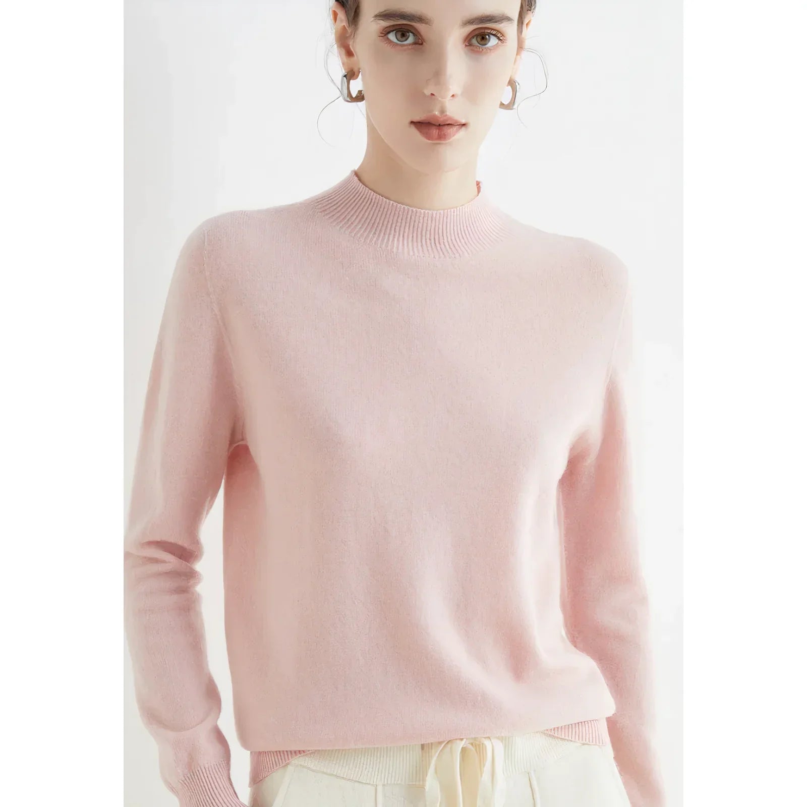 Jeremy - Cashmere knit sweater for women