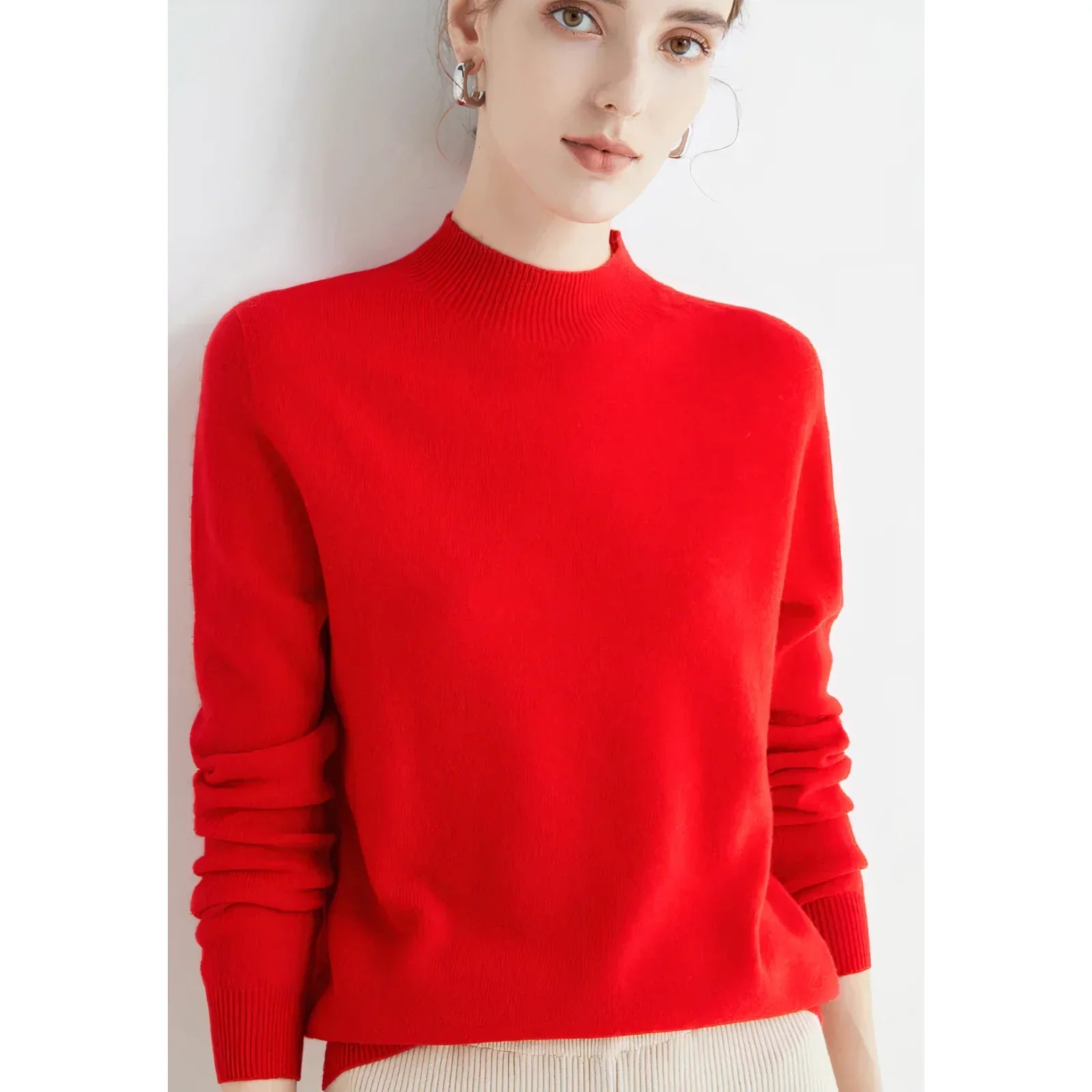 Jeremy - Cashmere knit sweater for women