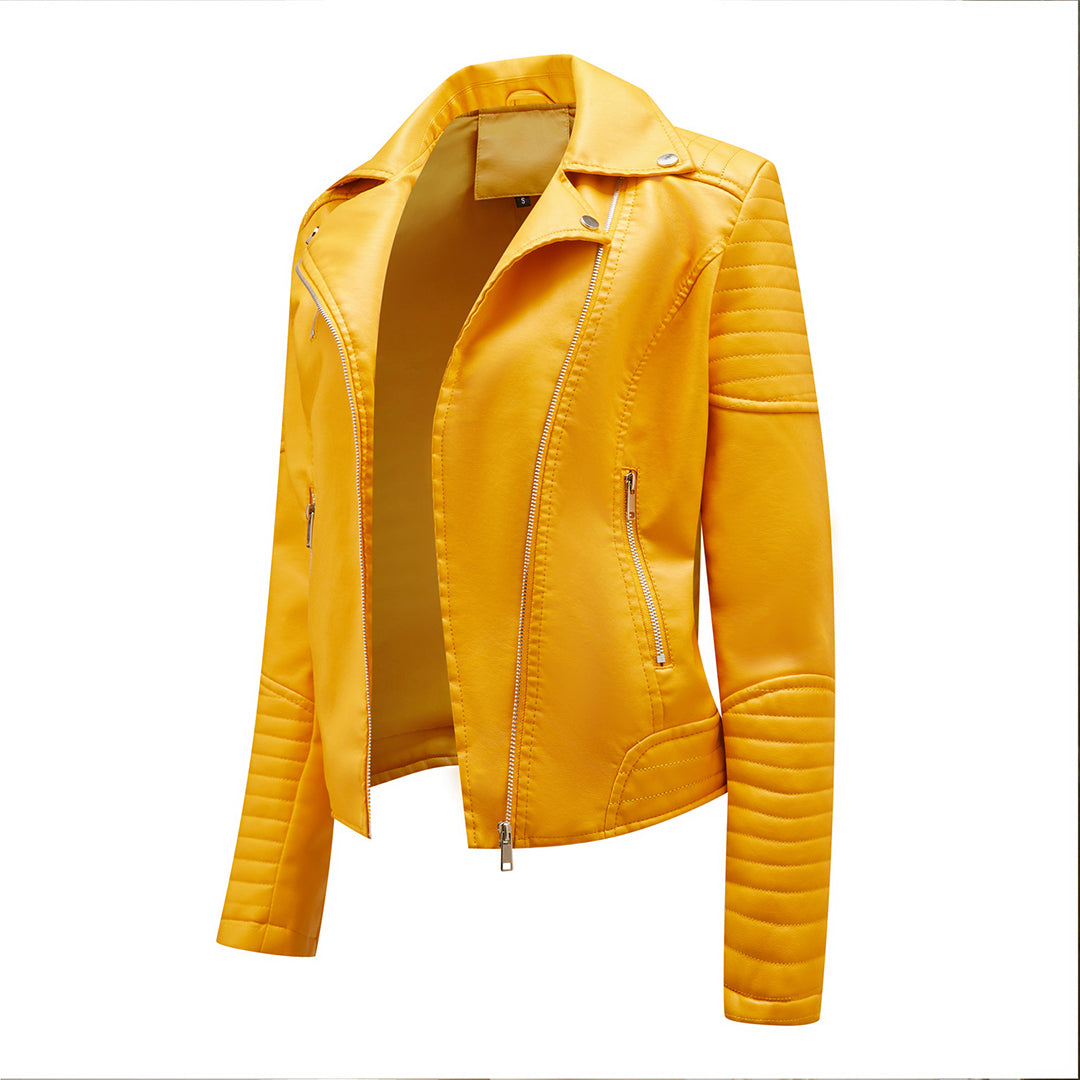 Saige -  A chic leather jacket for women