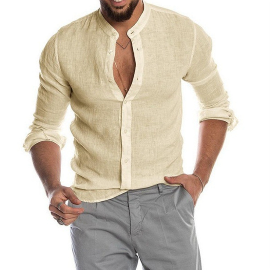 Wyatt - Elegant linen shirt for men