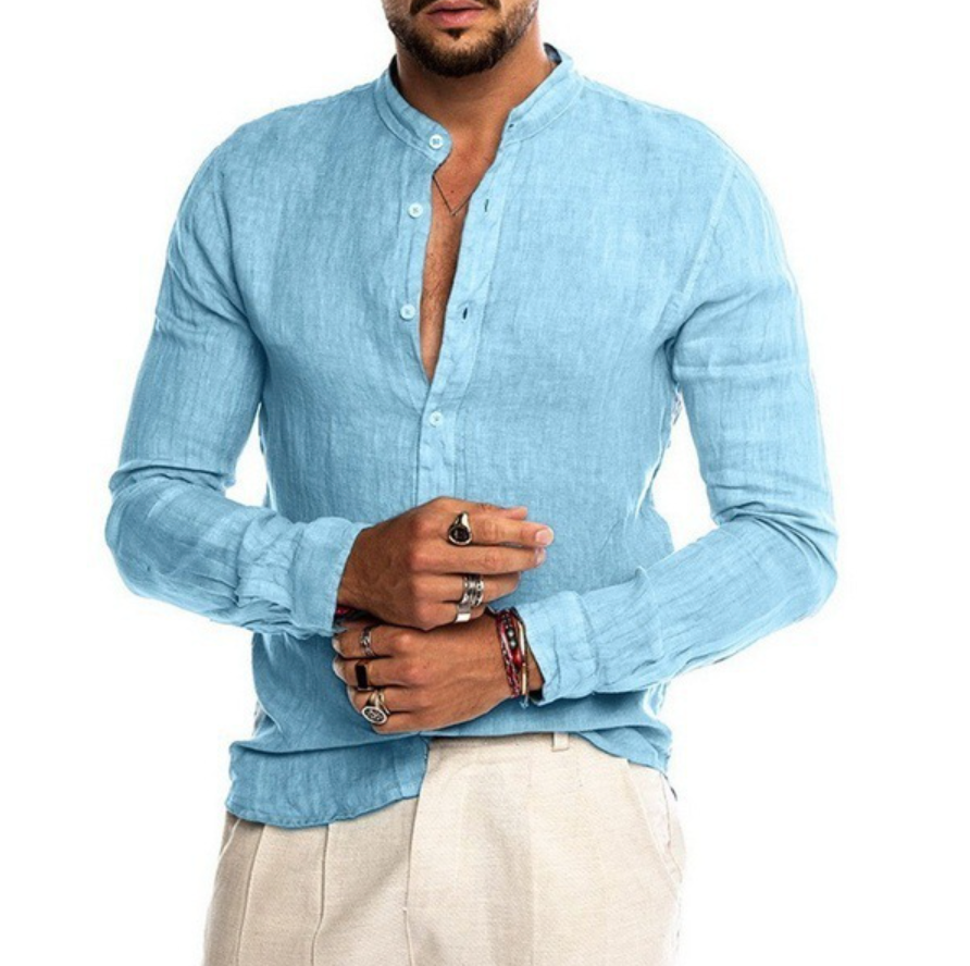 Wyatt - Elegant linen shirt for men