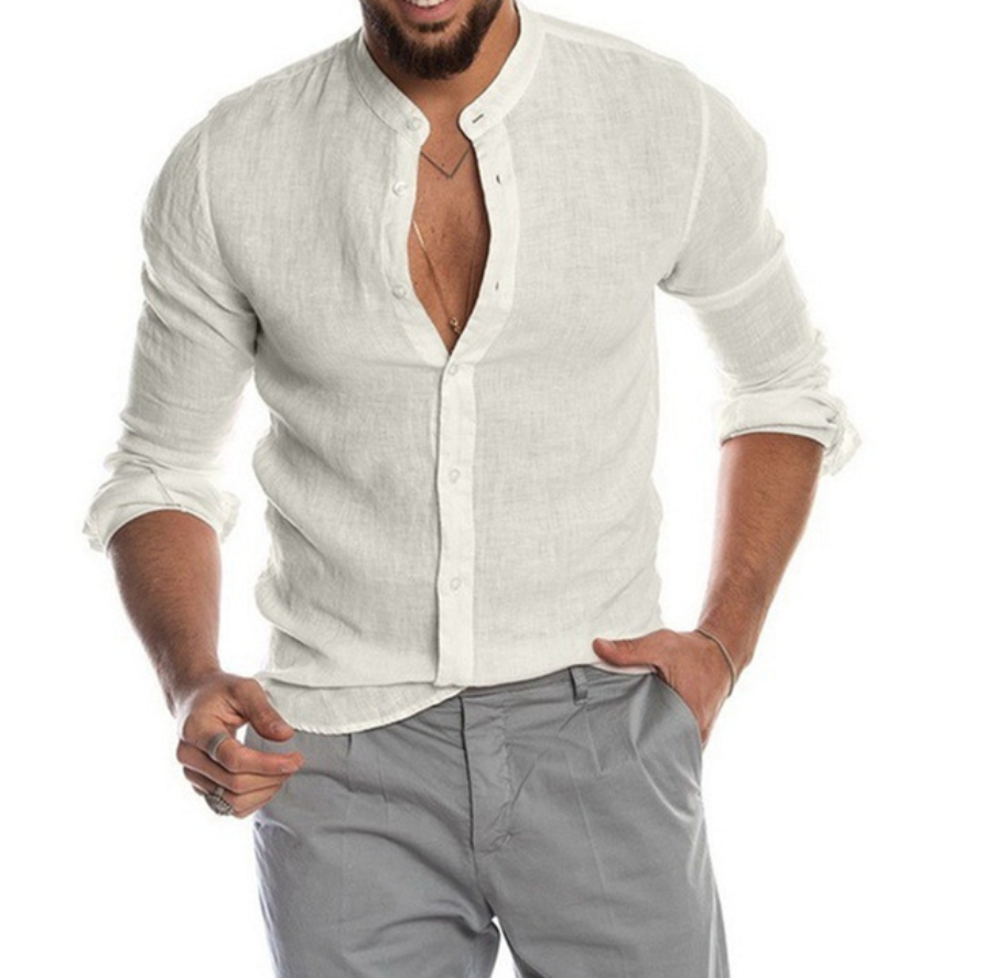 Wyatt - Elegant linen shirt for men