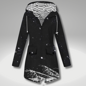 Adriana - Classic elegant waterproof outdoor rain Jacket for women