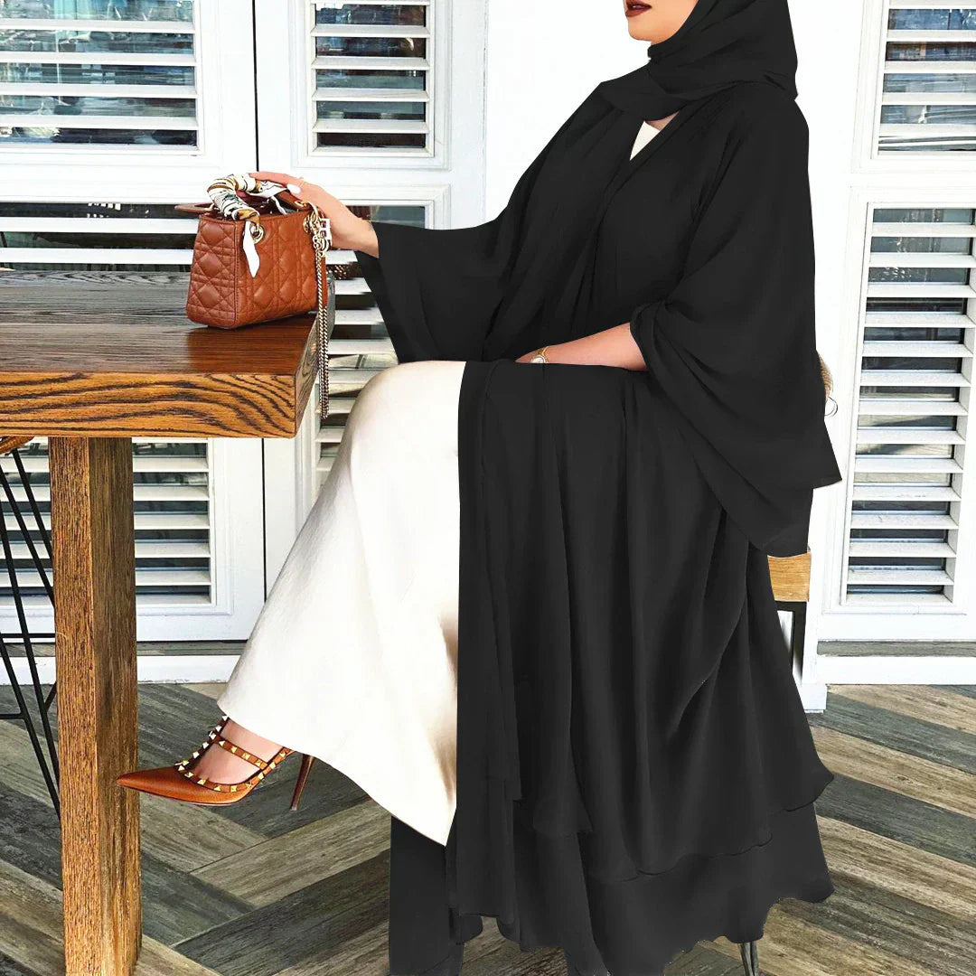 Nelke - Open Amina Abaya with Hijab