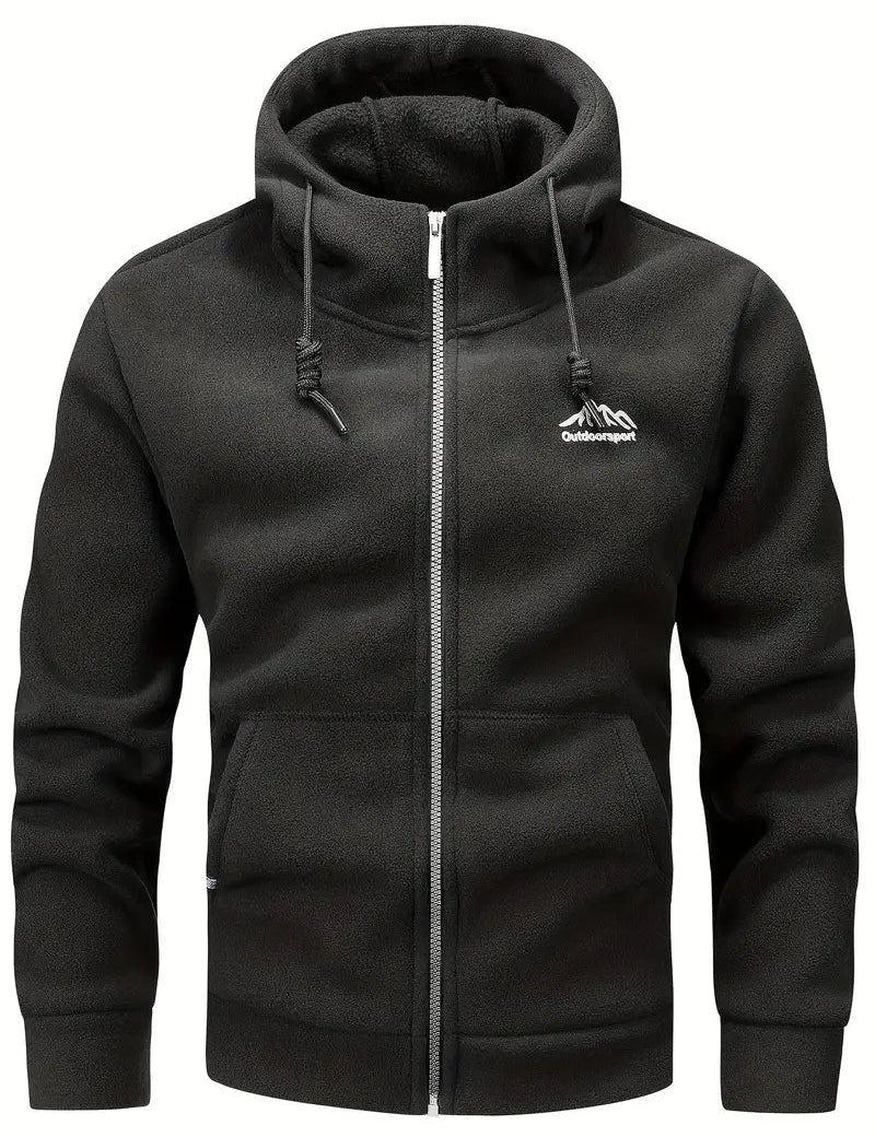 Ander - Warm Men's Hooded Fleece Jacket