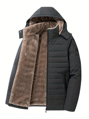 Clement - Men's Casual Thick Thermal Zipper Quilted Jacket