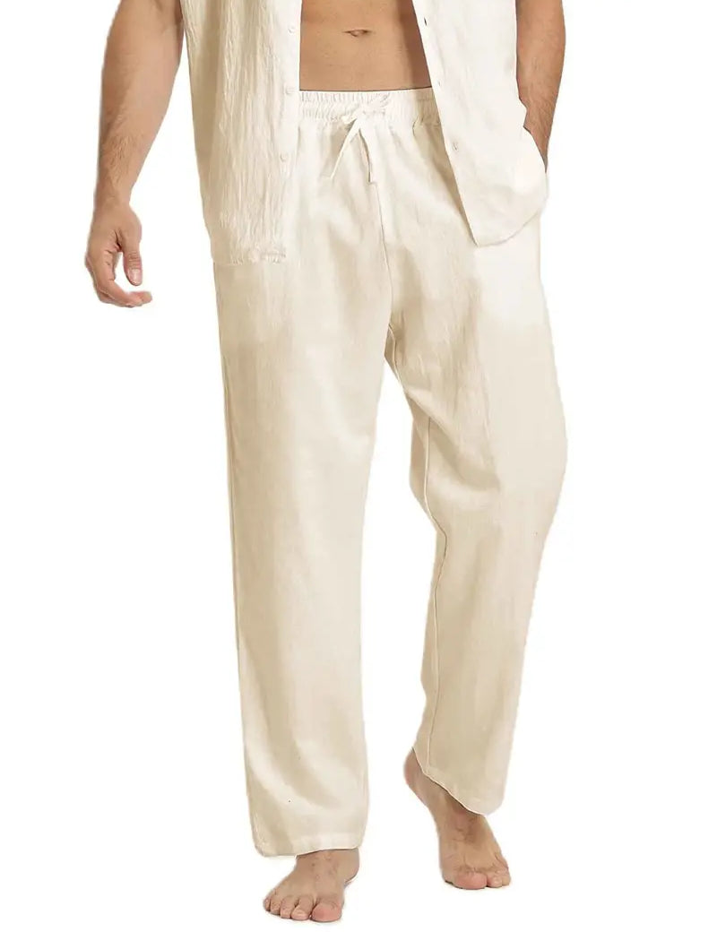 Chris - Wide linen men's pants