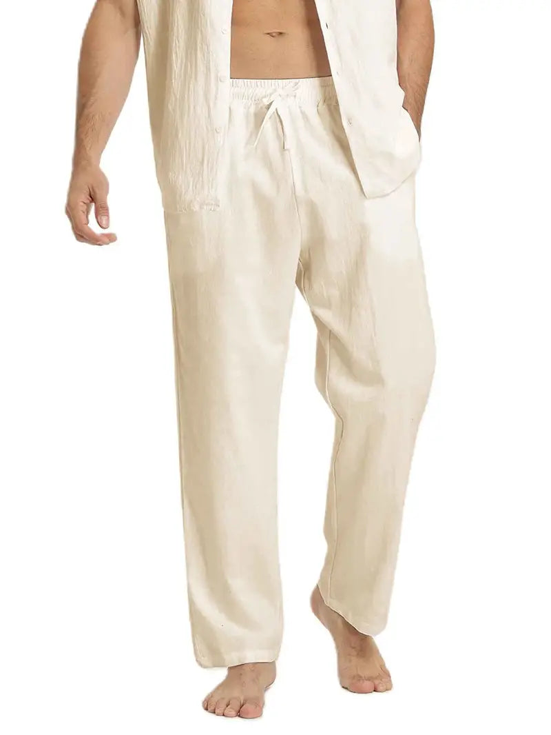 Chris - Wide linen men's pants