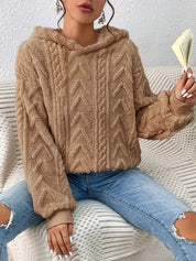 Amoura - Knitted Hoodie Jumper