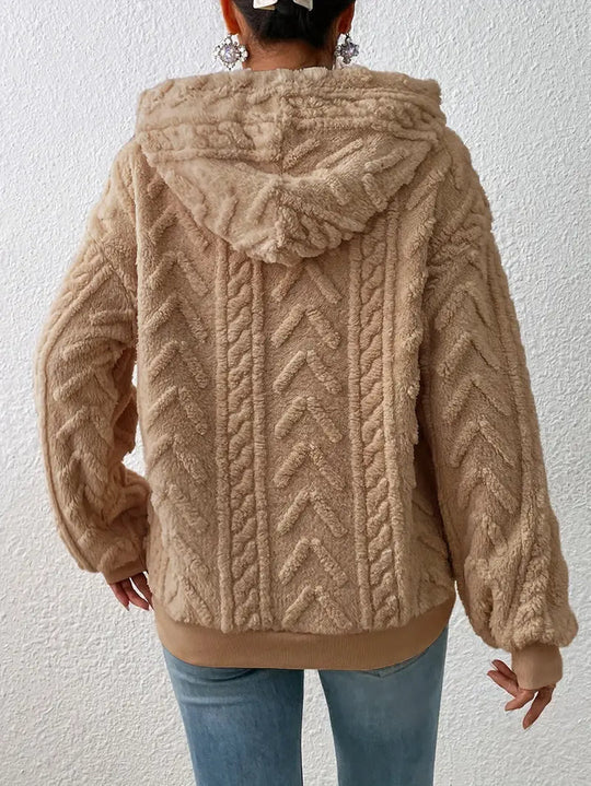 Amoura - Knitted Hoodie Jumper