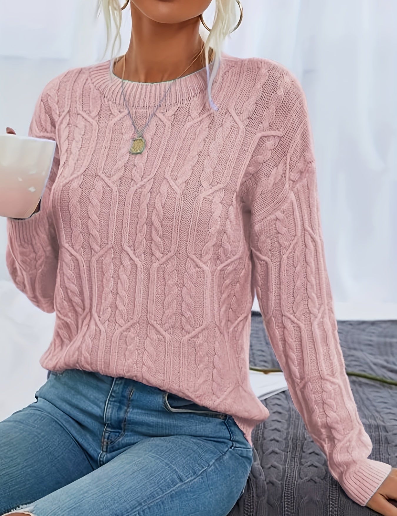 Mathilde - Ladies Casual Knitted Sweater