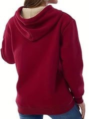 Jaliyah - Hooded soft fleece jacket