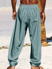 Cees - Men's baggy linen trousers