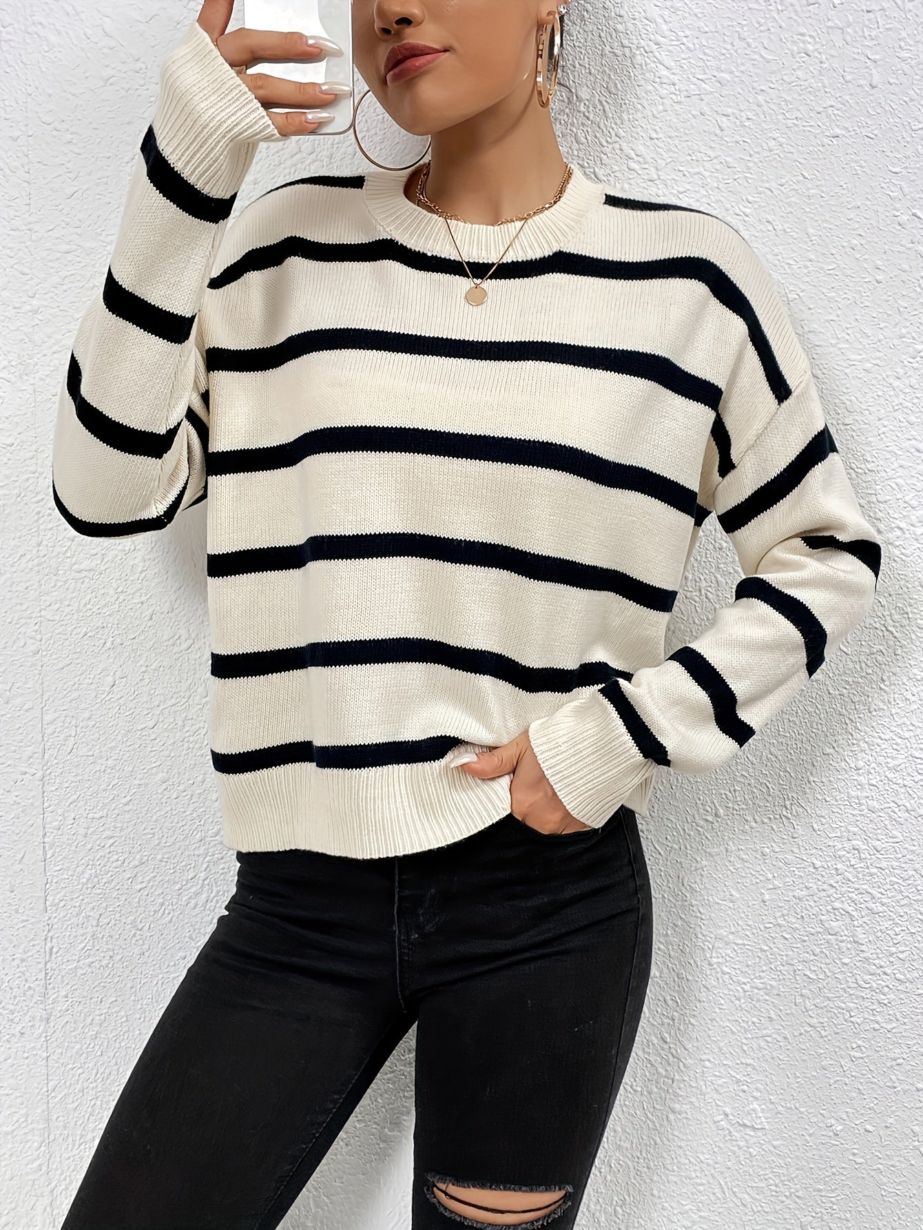 Masha - Ladies Casual Knitted Sweater