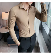 Nathan - Men's seamless elastic shirt